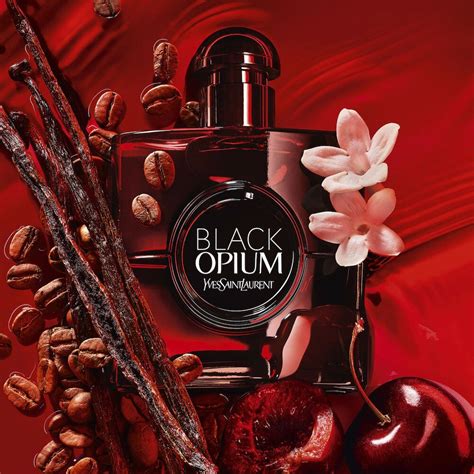 black opium punmiris - ysl Black Opium over red.